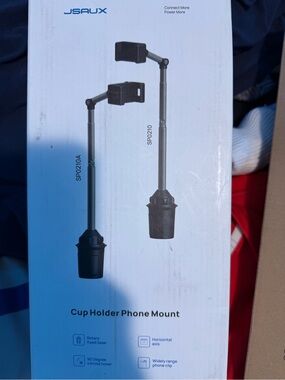 Amazon Black Cup Holder Phone Mount